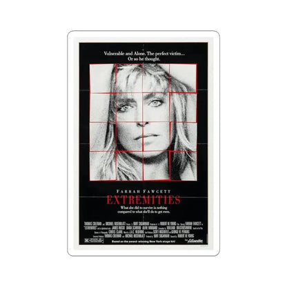 Extremities 1986 Movie Poster - STICKER Vinyl Kiss-Cut Decal 4 Inch White - The Sticker Space