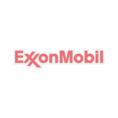 ExxonMobil (Logo) STICKER Vinyl Kiss-Cut Decal 4 Inch Transparent - The Sticker Space