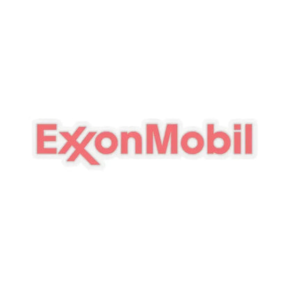 ExxonMobil (Logo) STICKER Vinyl Kiss-Cut Decal 6 Inch Transparent - The Sticker Space