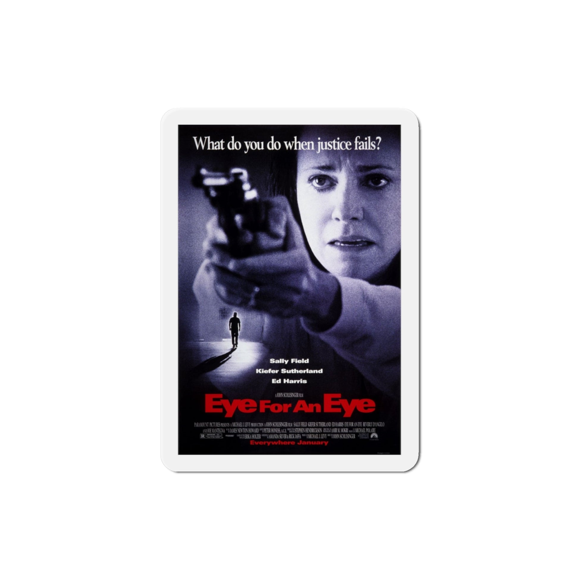 Eye For An Eye 1996 Movie Poster Die-Cut Magnet-3" x 3"-The Sticker Space