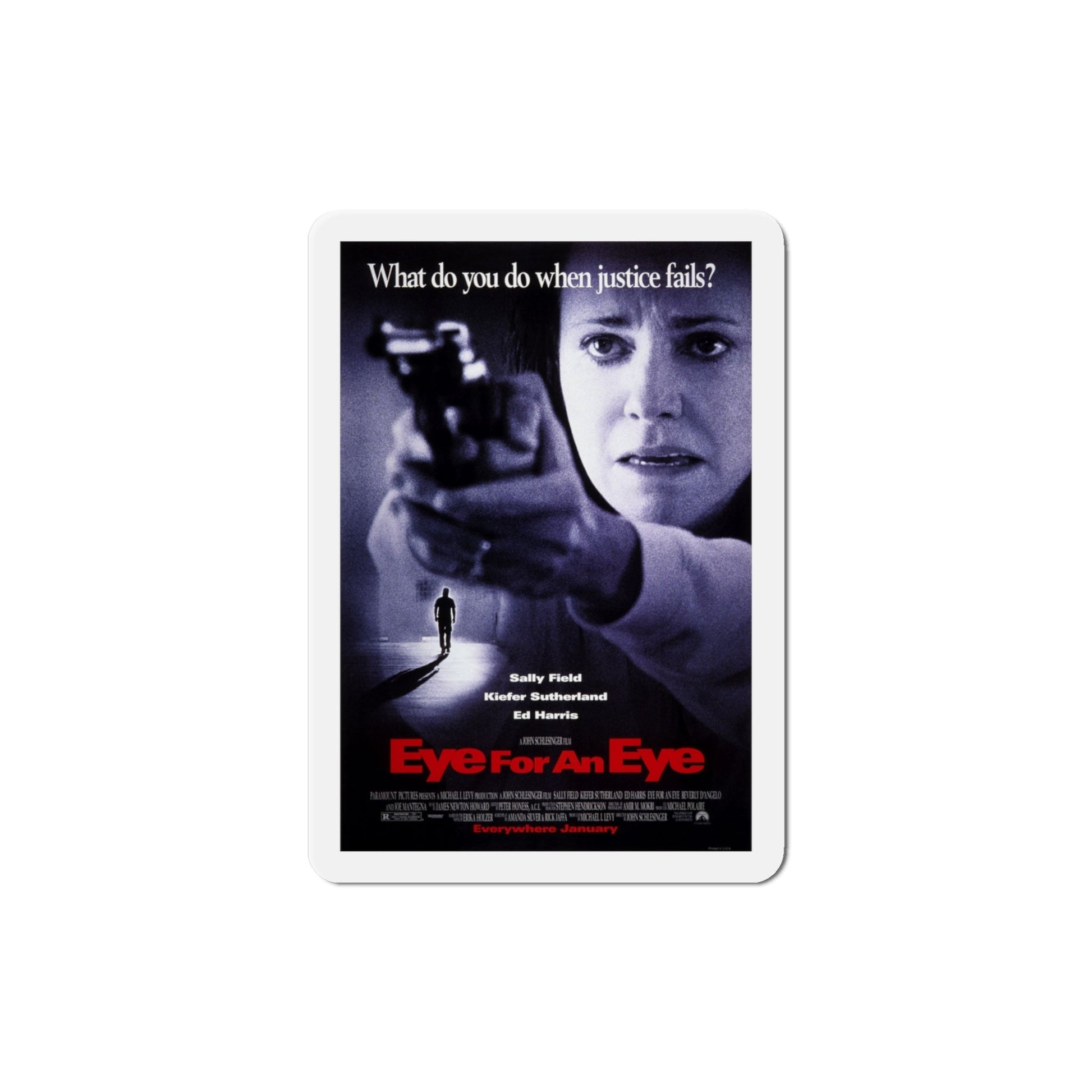 Eye For An Eye 1996 Movie Poster Die-Cut Magnet-4" x 4"-The Sticker Space