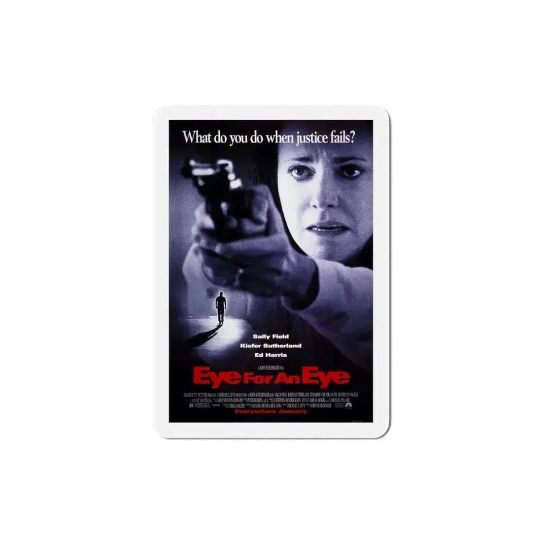 Eye For An Eye 1996 Movie Poster Refrigerator Magnet 4 Inch - The Sticker Space