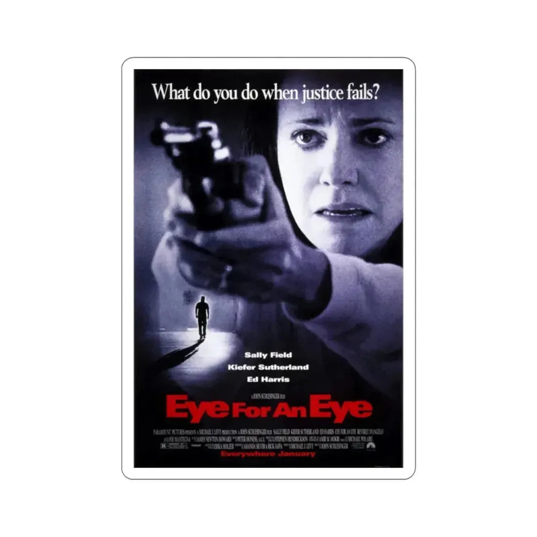 Eye For An Eye 1996 Movie Poster STICKER Vinyl Die-Cut Decal 2 Inch - The Sticker Space