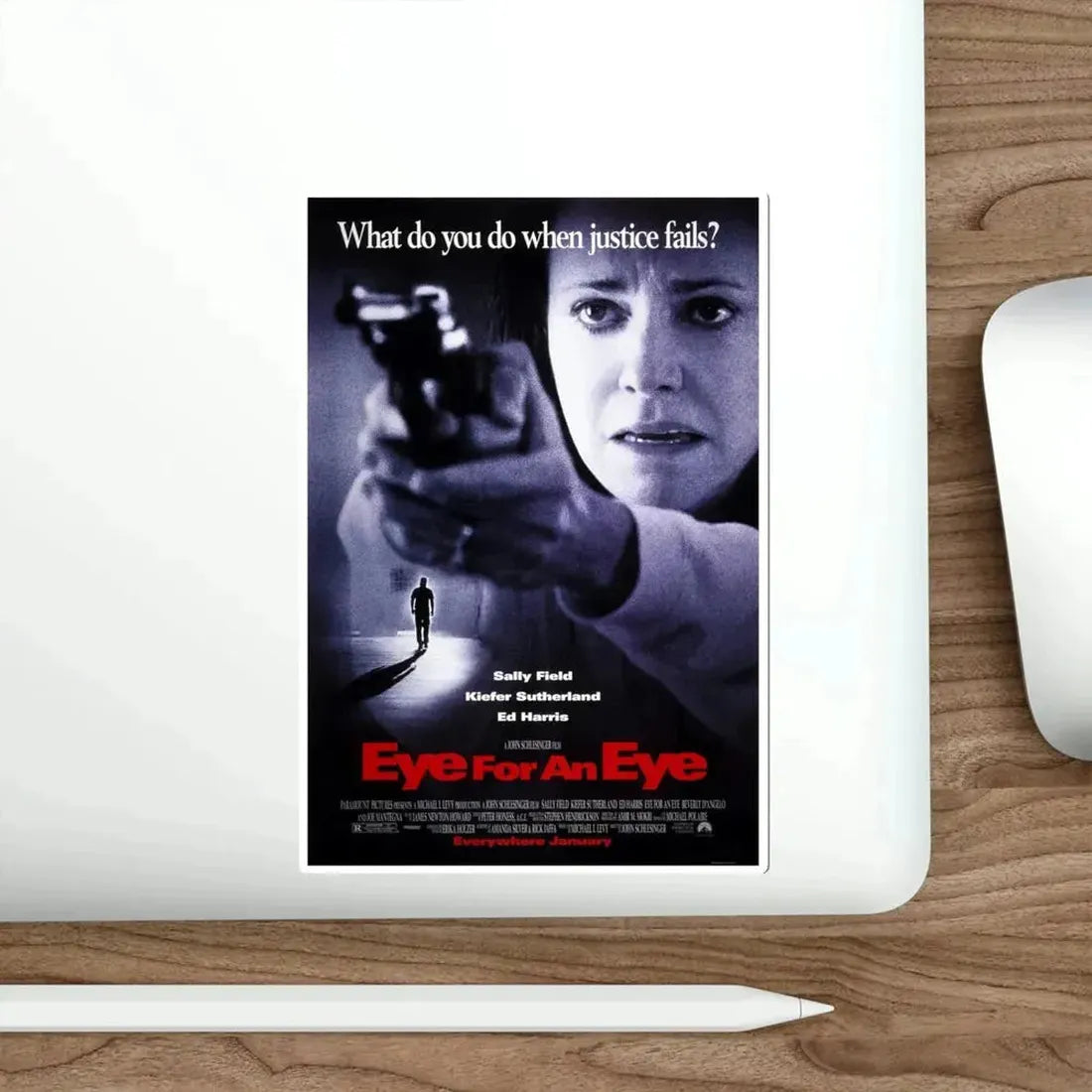 Eye For An Eye 1996 Movie Poster STICKER Vinyl Die-Cut Decal - The Sticker Space
