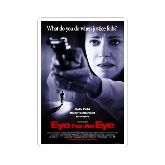Eye For An Eye 1996 Movie Poster - STICKER Vinyl Kiss-Cut Decal 2 Inch White - The Sticker Space
