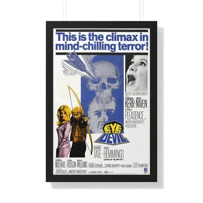 EYE OF THE DEVIL 1966 - Framed Movie Poster 20" x 30" Black - The Sticker Space