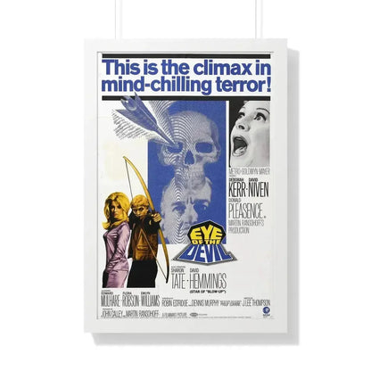 EYE OF THE DEVIL 1966 - Framed Movie Poster 20" x 30" White - The Sticker Space