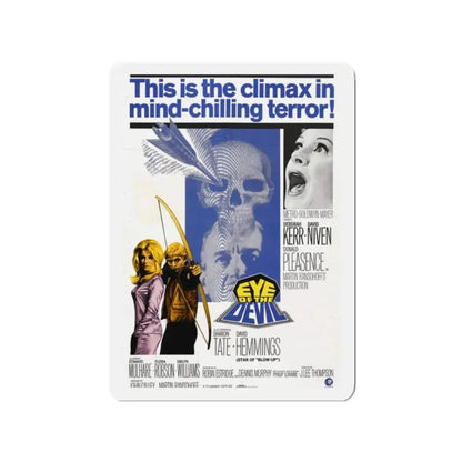 EYE OF THE DEVIL 1966 Movie Poster - Refrigerator Magnet 2 Inch - The Sticker Space