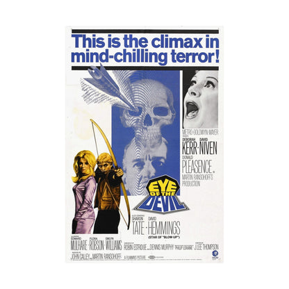 EYE OF THE DEVIL 1966 - Paper Movie Poster-The Sticker Space