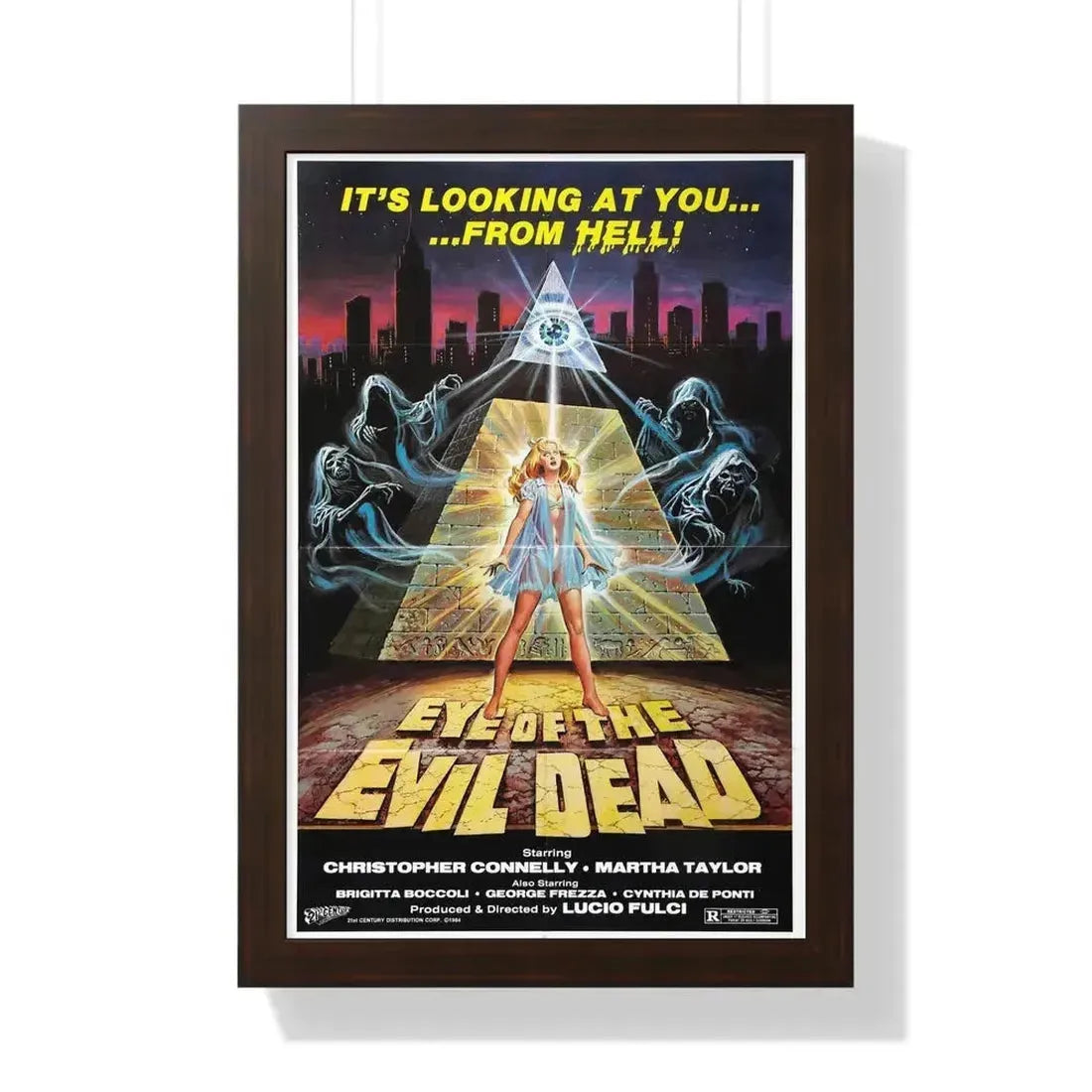 EYE OF THE EVIL DEAD (MANHATTAN BABY) 1982 - Framed Movie Poster - The Sticker Space
