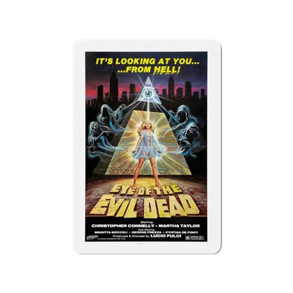 EYE OF THE EVIL DEAD (MANHATTAN BABY) 1982 Movie Poster - Refrigerator Magnet - The Sticker Space