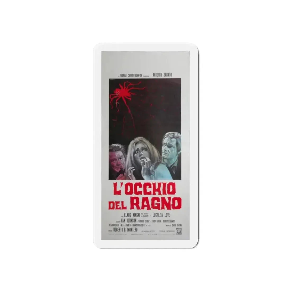 EYE OF THE SPIDER 1971 Movie Poster - Refrigerator Magnet 6 Inch - The Sticker Space