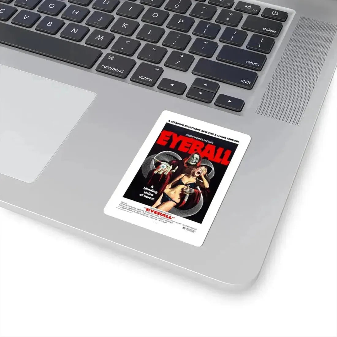 EYEBALL 1975 Movie Poster - STICKER Vinyl Kiss-Cut Decal - The Sticker Space