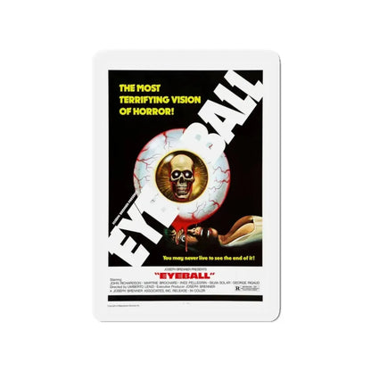 EYEBALL (2) 1975 Movie Poster - Refrigerator Magnet 3 Inch - The Sticker Space