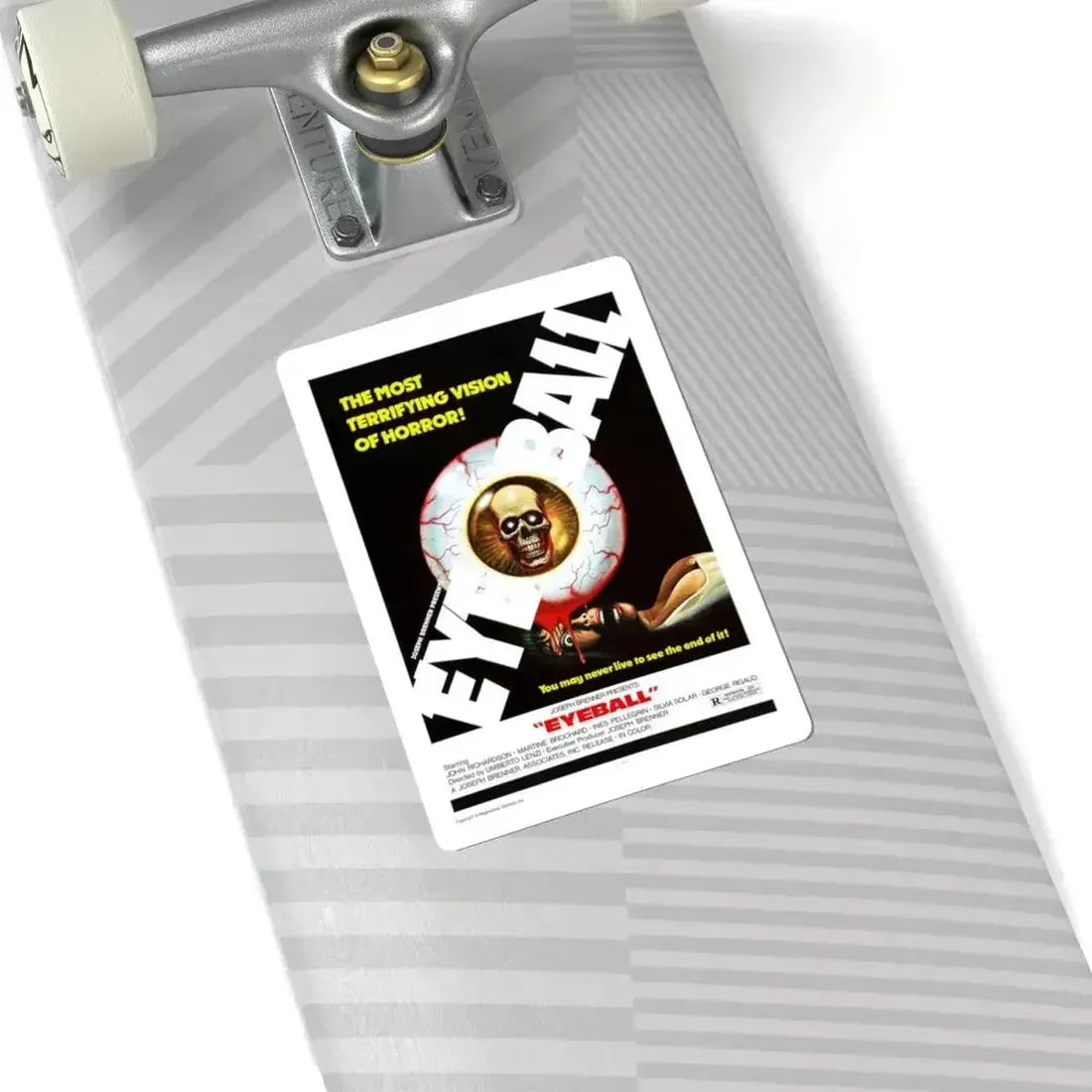 EYEBALL (2) 1975 Movie Poster - STICKER Vinyl Kiss-Cut Decal - The Sticker Space