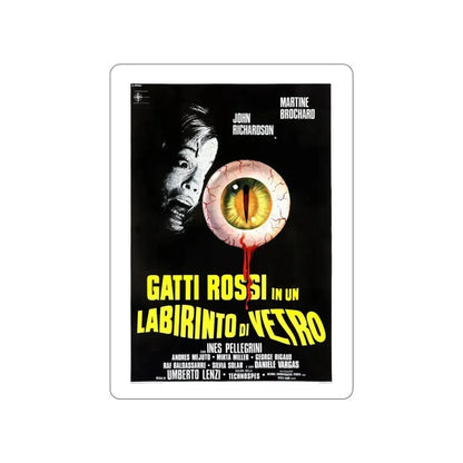 EYEBALL (ITALIAN) 1975 Movie Poster STICKER Vinyl Die-Cut Decal 3 Inch - The Sticker Space