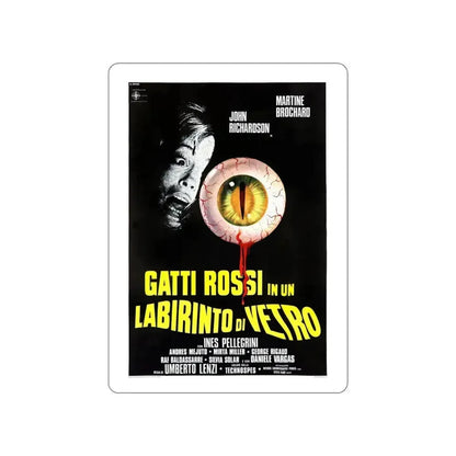EYEBALL (ITALIAN) 1975 Movie Poster STICKER Vinyl Die-Cut Decal 4 Inch - The Sticker Space