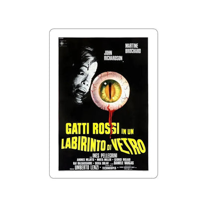 EYEBALL (ITALIAN) 1975 Movie Poster STICKER Vinyl Die-Cut Decal 5 Inch - The Sticker Space