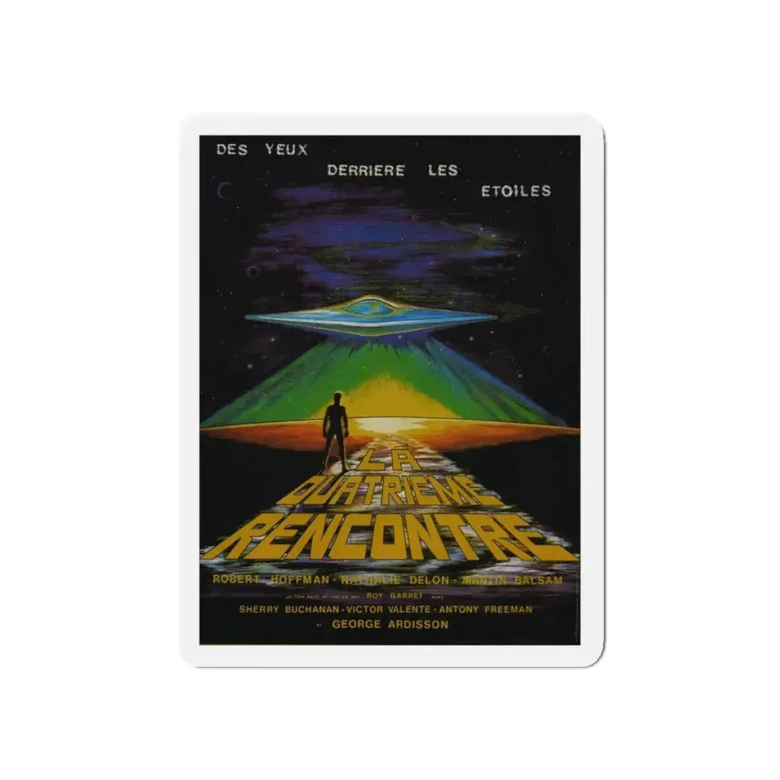 EYES BEHIND THE STARS 1976 Movie Poster - Refrigerator Magnet 5 Inch - The Sticker Space