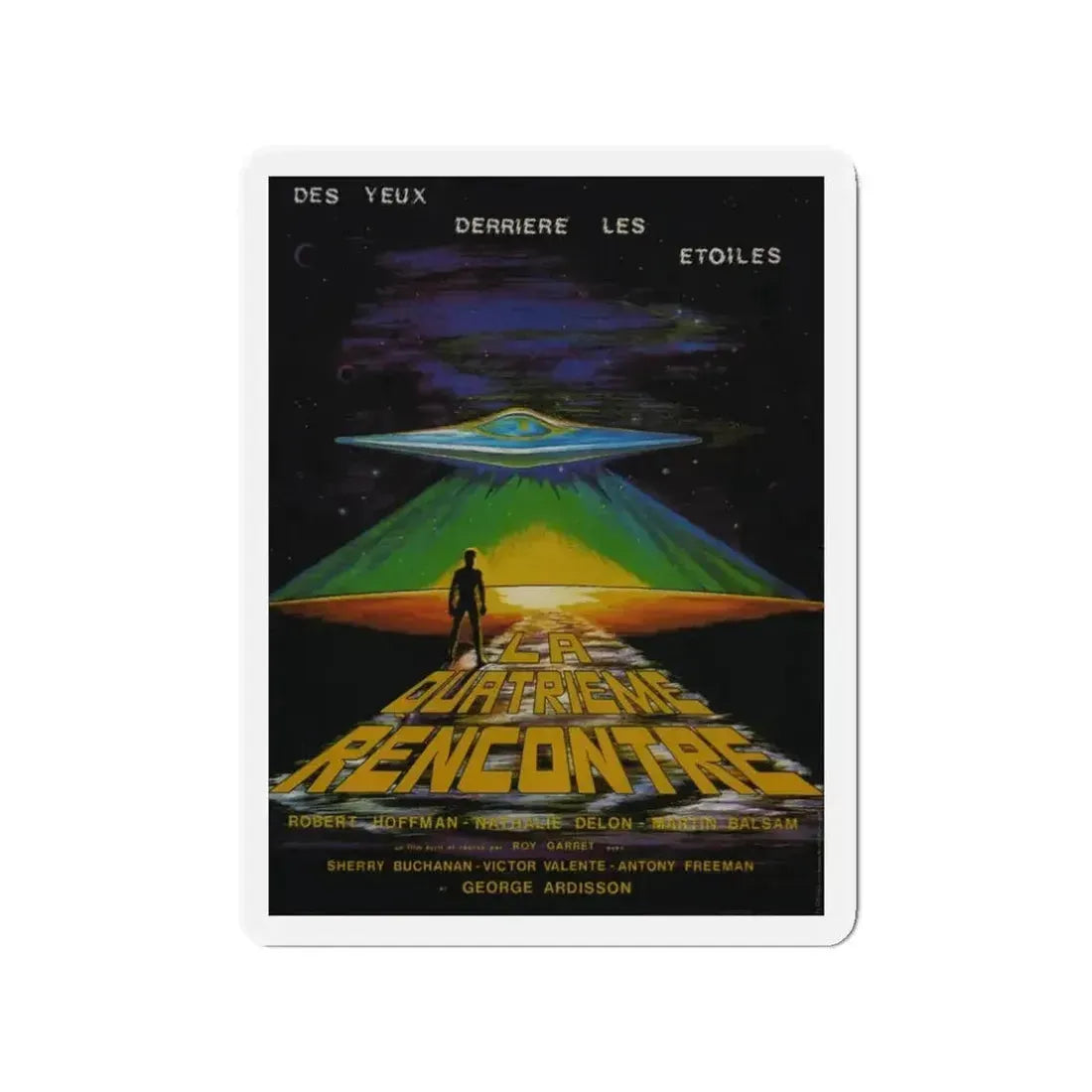 EYES BEHIND THE STARS 1976 Movie Poster - Refrigerator Magnet - The Sticker Space