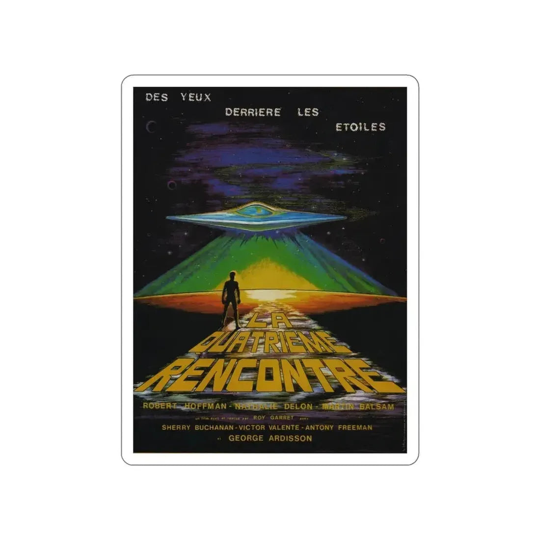 EYES BEHIND THE STARS 1976 Movie Poster STICKER Vinyl Die-Cut Decal 6 Inch - The Sticker Space