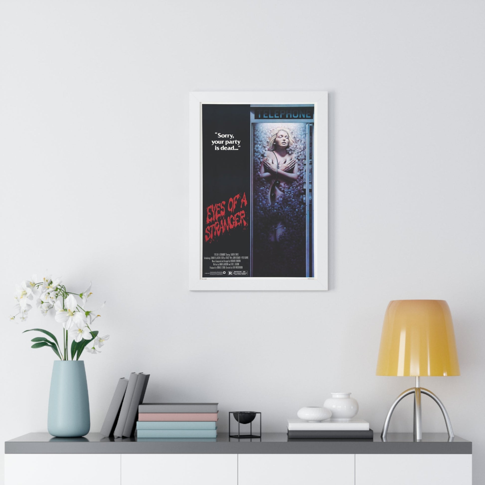 EYES OF A STRANGER 1981 - Framed Movie Poster-The Sticker Space