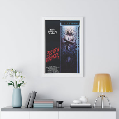 EYES OF A STRANGER 1981 - Framed Movie Poster-The Sticker Space