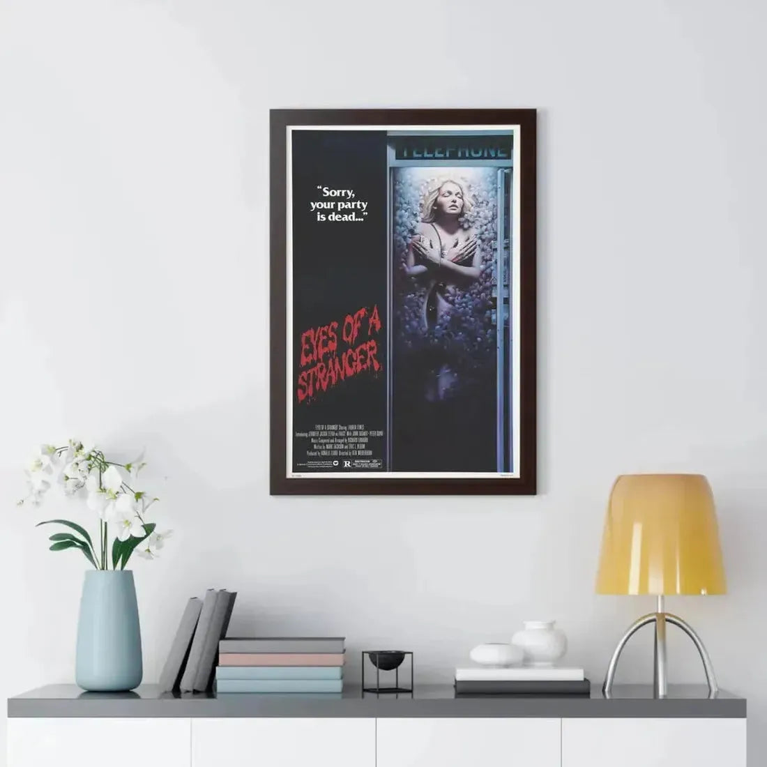 EYES OF A STRANGER 1981 - Framed Movie Poster - The Sticker Space