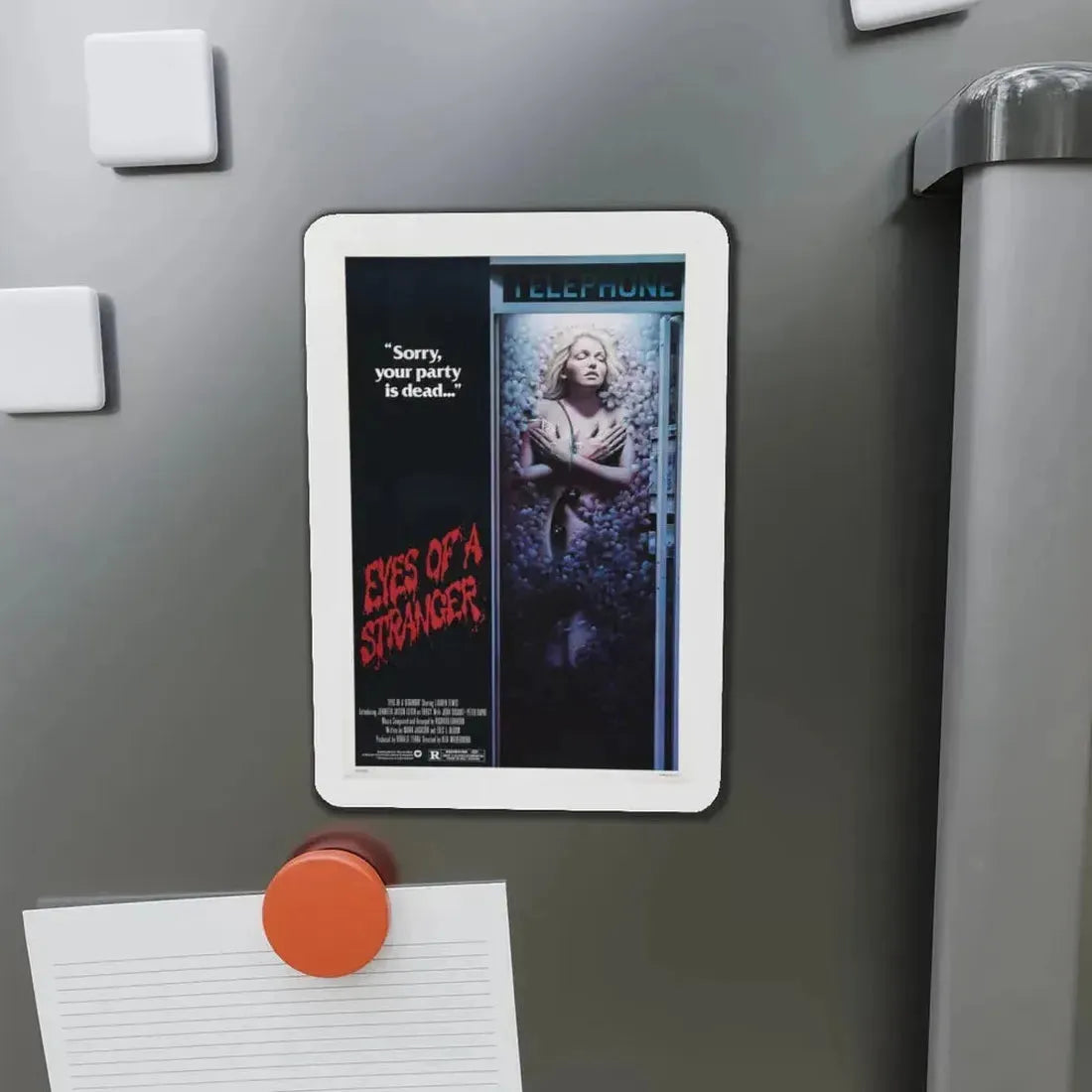 EYES OF A STRANGER 1981 Movie Poster - Refrigerator Magnet - The Sticker Space