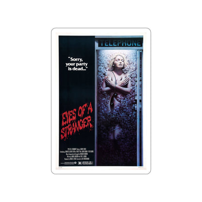 EYES OF A STRANGER 1981 Movie Poster STICKER Vinyl Die-Cut Decal-4 Inch-The Sticker Space