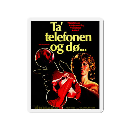 EYES OF A STRANGER (DANISH) 1981 Movie Poster - Die-Cut Magnet-2" x 2"-The Sticker Space