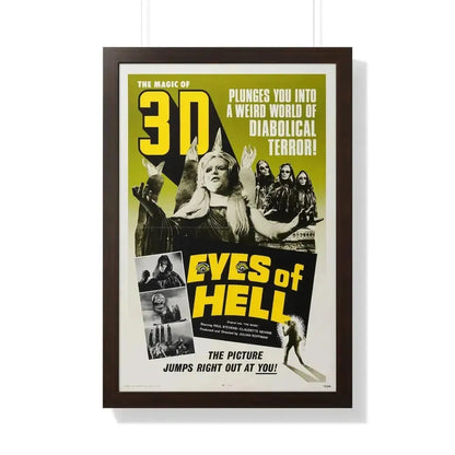 EYES OF HELL (THE MASK) 1961 - Framed Movie Poster - The Sticker Space