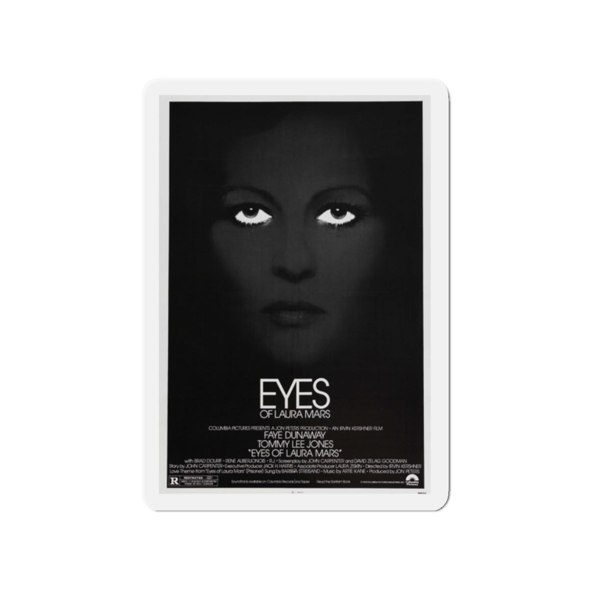 EYES OF LAURA MARS 1976 Movie Poster - Die-Cut Magnet-2" x 2"-The Sticker Space