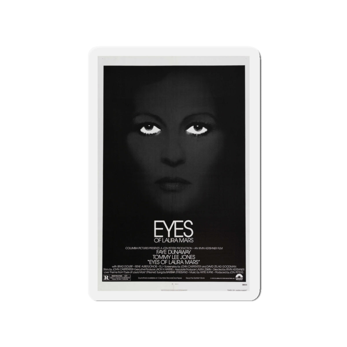 EYES OF LAURA MARS 1976 Movie Poster - Die-Cut Magnet-3" x 3"-The Sticker Space