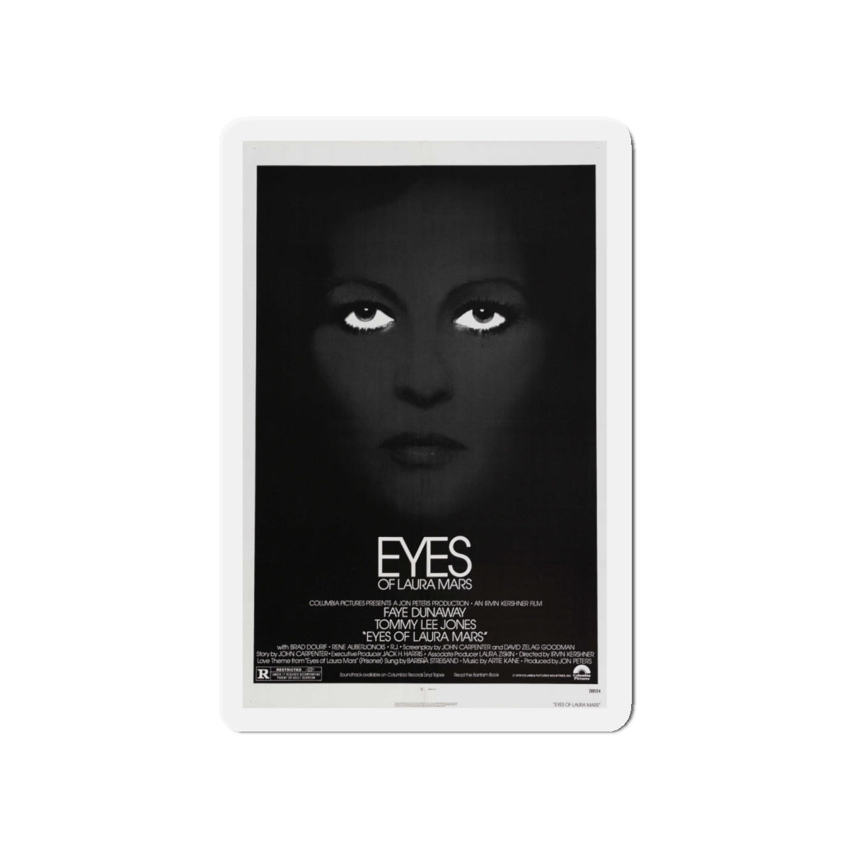 EYES OF LAURA MARS 1976 Movie Poster - Die-Cut Magnet-4" x 4"-The Sticker Space