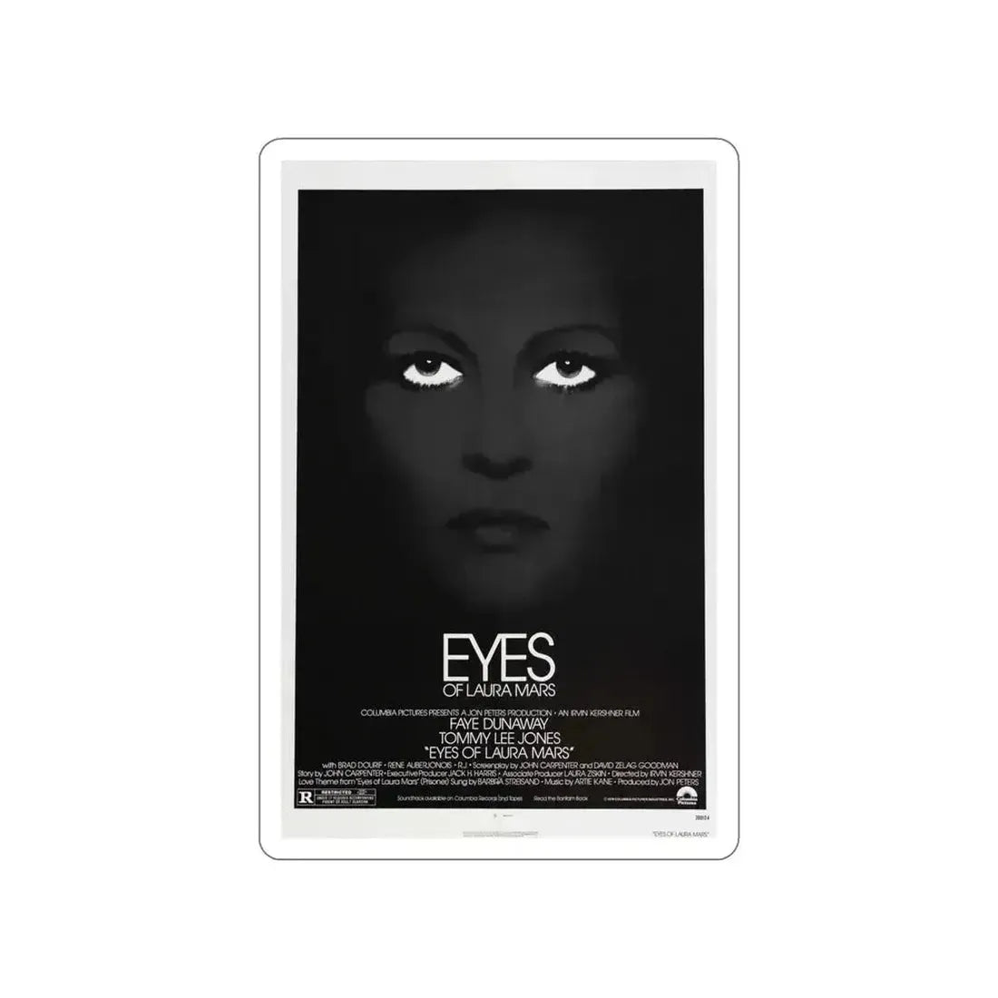 EYES OF LAURA MARS 1976 Movie Poster STICKER Vinyl Die-Cut Decal 6 Inch - The Sticker Space
