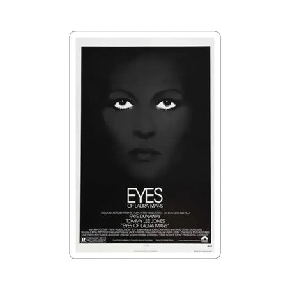 EYES OF LAURA MARS 1976 Movie Poster - STICKER Vinyl Kiss-Cut Decal 6 Inch White - The Sticker Space