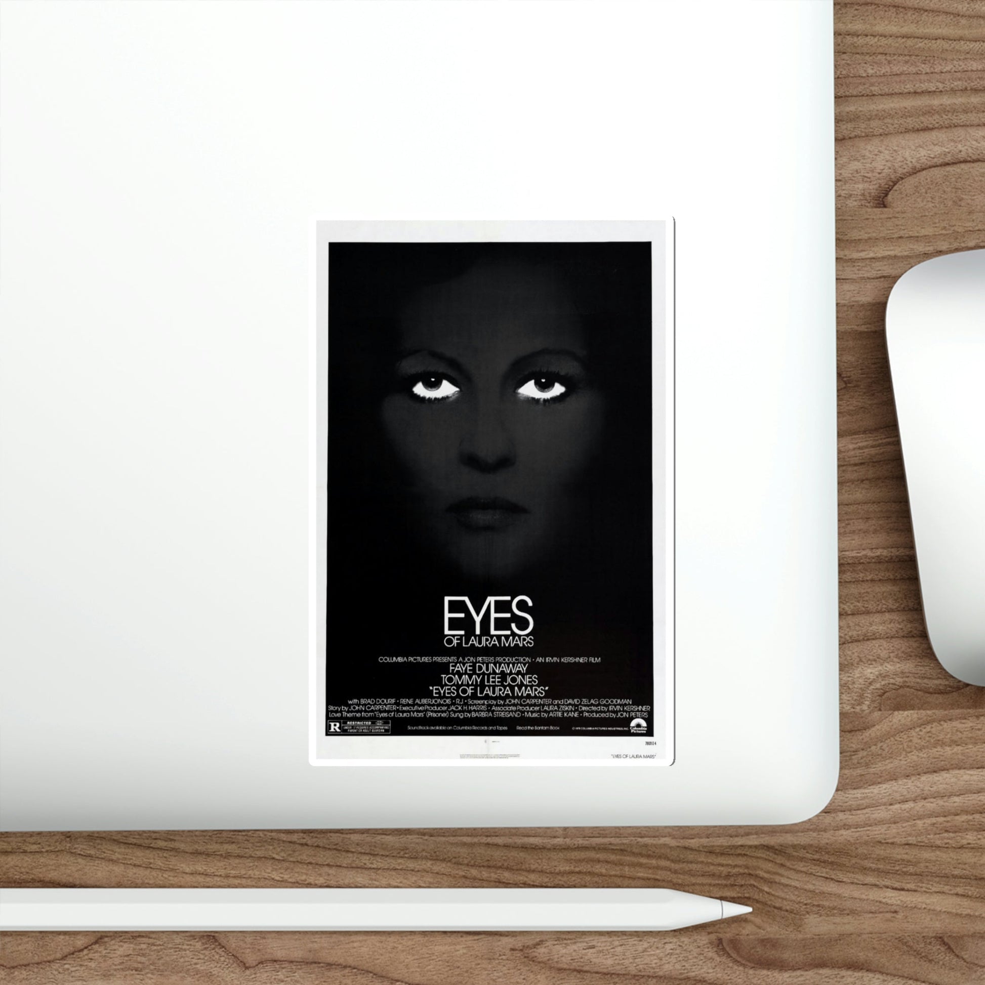 Eyes of Laura Mars 1978 Movie Poster STICKER Vinyl Die-Cut Decal-The Sticker Space