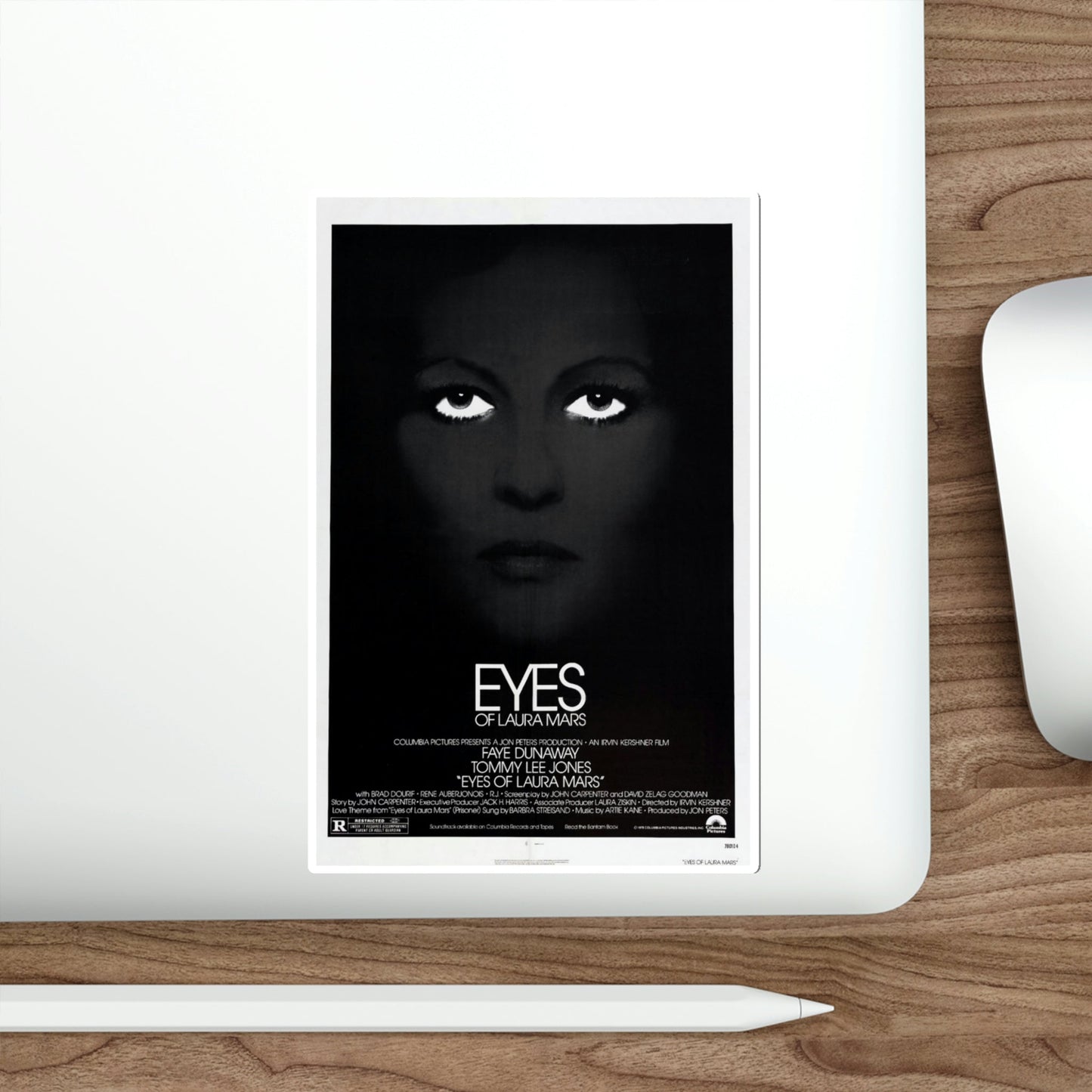 Eyes of Laura Mars 1978 Movie Poster STICKER Vinyl Die-Cut Decal-The Sticker Space