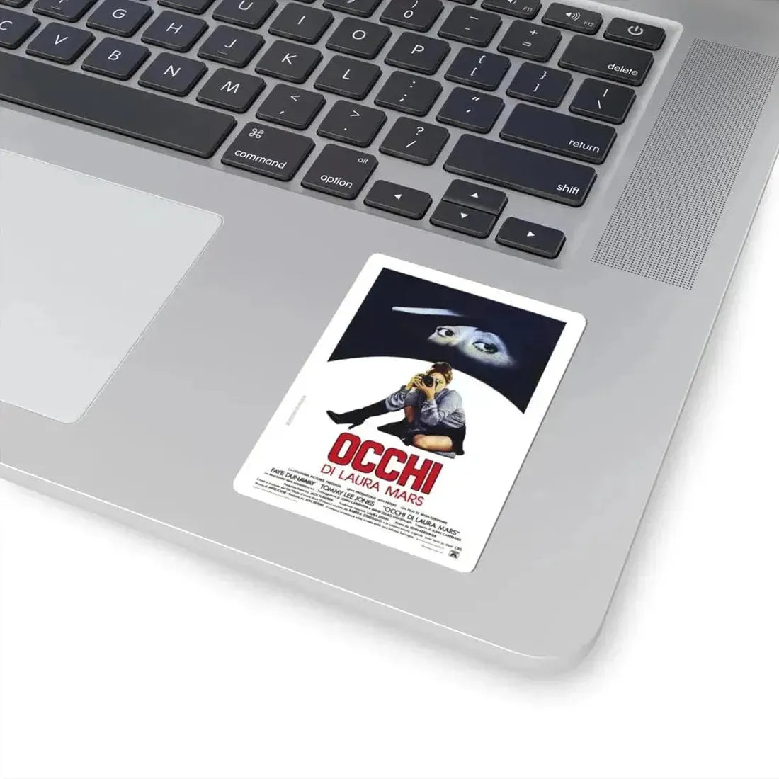 EYES OF LAURA MARS (ITALIAN) 1976 Movie Poster - STICKER Vinyl Kiss-Cut Decal - The Sticker Space