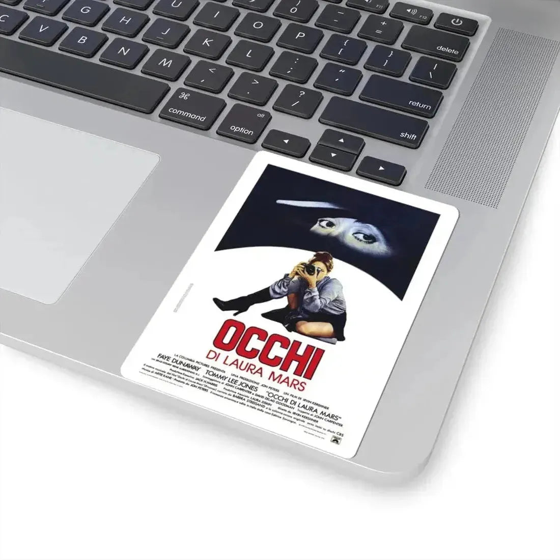 EYES OF LAURA MARS (ITALIAN) 1976 Movie Poster - STICKER Vinyl Kiss-Cut Decal - The Sticker Space