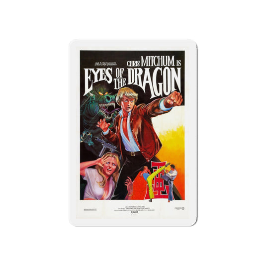 EYES OF THE DRAGON 1978 Movie Poster - Die-Cut Magnet-6 × 6"-The Sticker Space