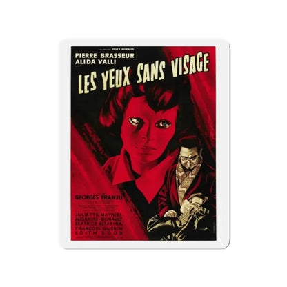 EYES WITHOUT A FACE 1960 Movie Poster - Refrigerator Magnet 2 Inch - The Sticker Space