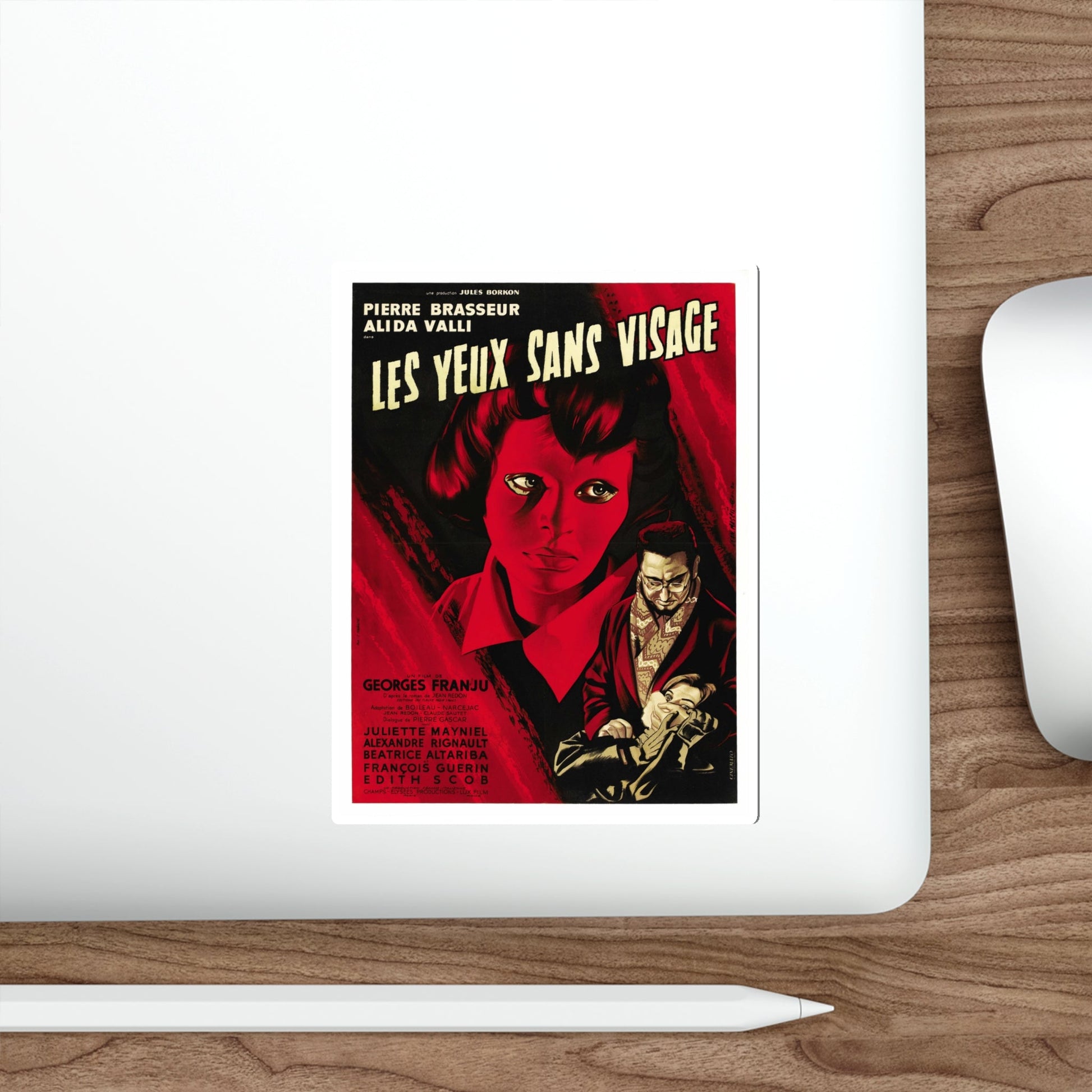 EYES WITHOUT A FACE 1960 Movie Poster STICKER Vinyl Die-Cut Decal-The Sticker Space