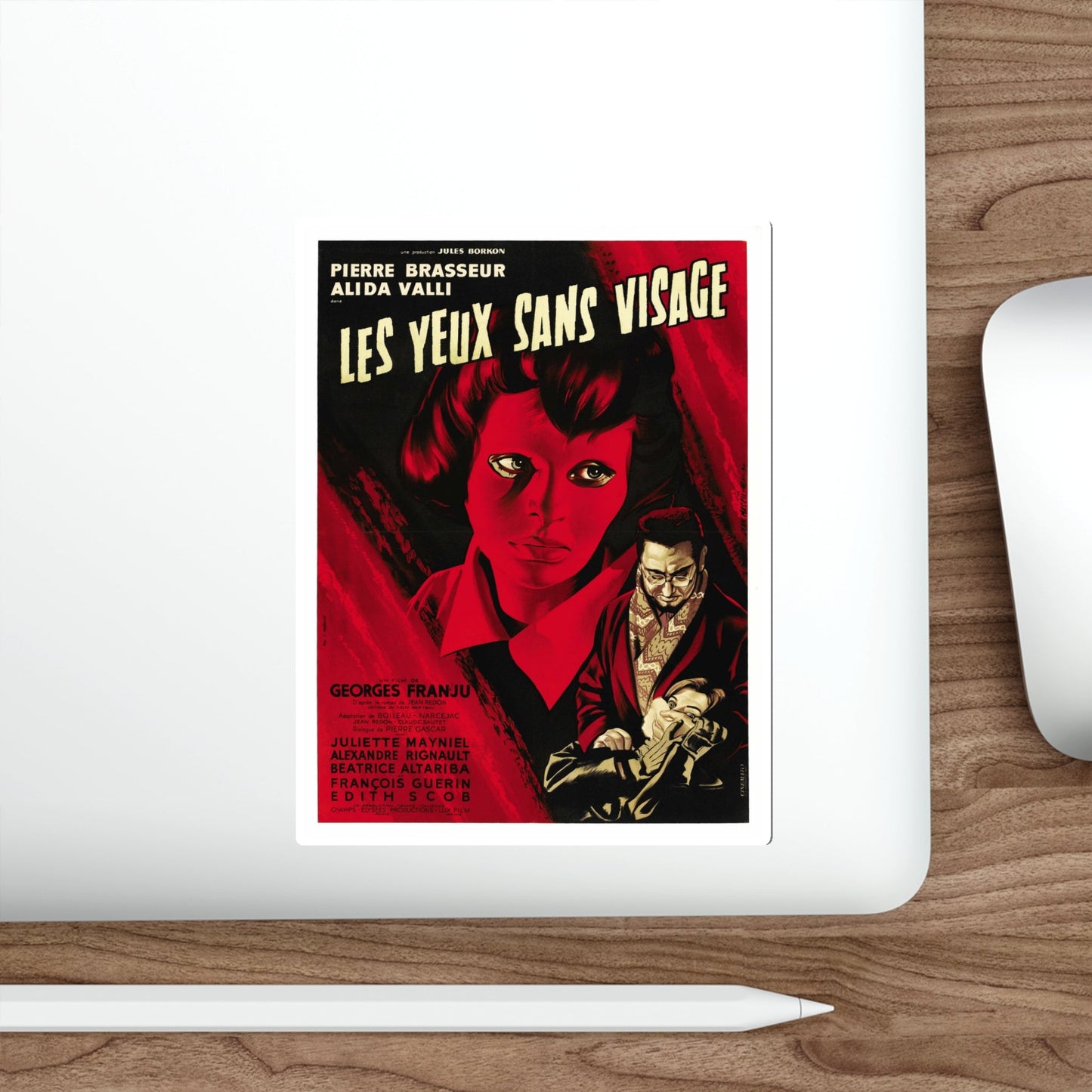 EYES WITHOUT A FACE 1960 Movie Poster STICKER Vinyl Die-Cut Decal-The Sticker Space