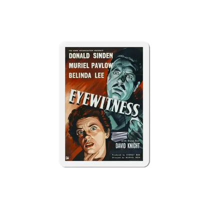 Eyewitness 1956 Movie Poster Refrigerator Magnet 5 Inch - The Sticker Space