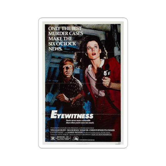 Eyewitness 1981 Movie Poster STICKER Vinyl Die-Cut Decal-2 Inch-The Sticker Space