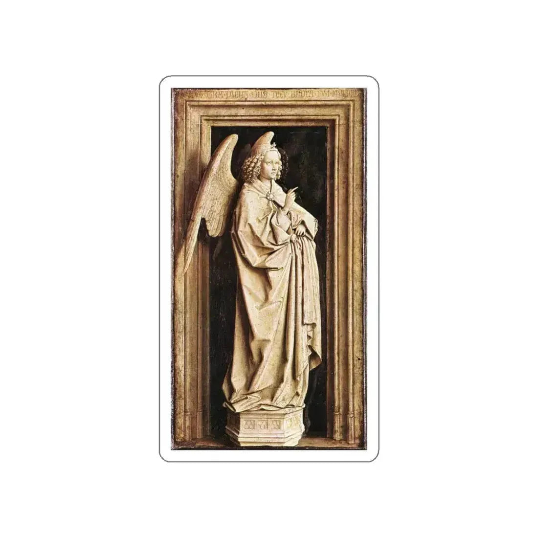 Eyk, Jan van - Annunciation (Artwork) STICKER Vinyl Die-Cut Decal White Die-Cut 3 Inch - The Sticker Space