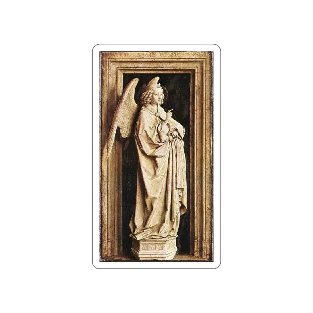 Eyk, Jan van - Annunciation (Artwork) STICKER Vinyl Die-Cut Decal White Die-Cut 5 Inch - The Sticker Space