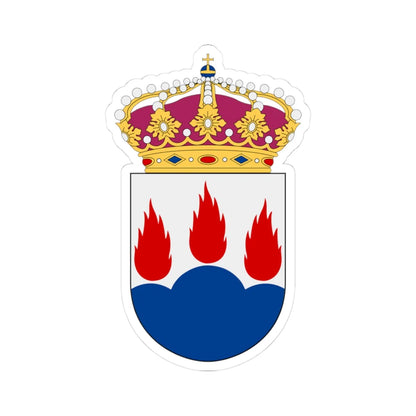 F1 Hässlö vapen (Sweden) (Coat of Arms) STICKER Vinyl Kiss-Cut Decal 3 Inch White - The Sticker Space
